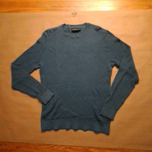 EMPORIO ARMANI Slim Fit Textured Crew Sweater XL 09/24 - Picture 3 of 10